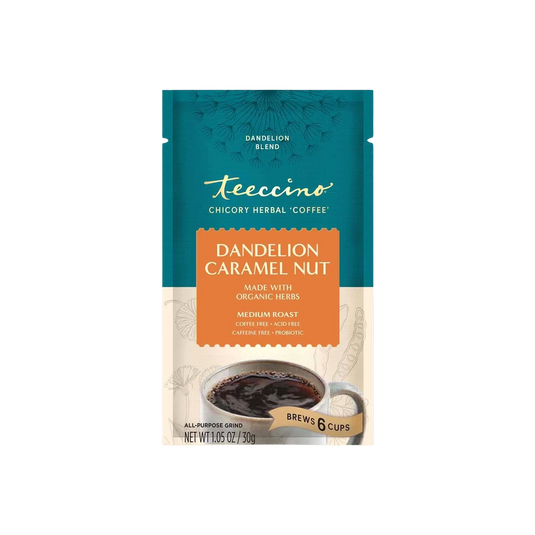 Teeccino - Dandelion Caramel Nut Chicory Herbal Coffee