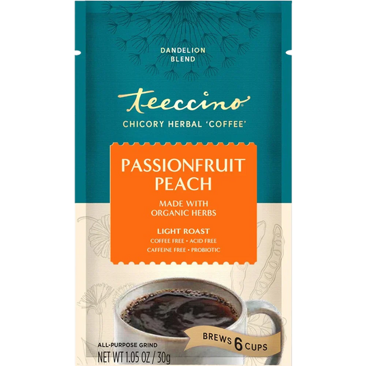 Teeccino - Dandelion Passionfruit Peach Herbal Coffee
