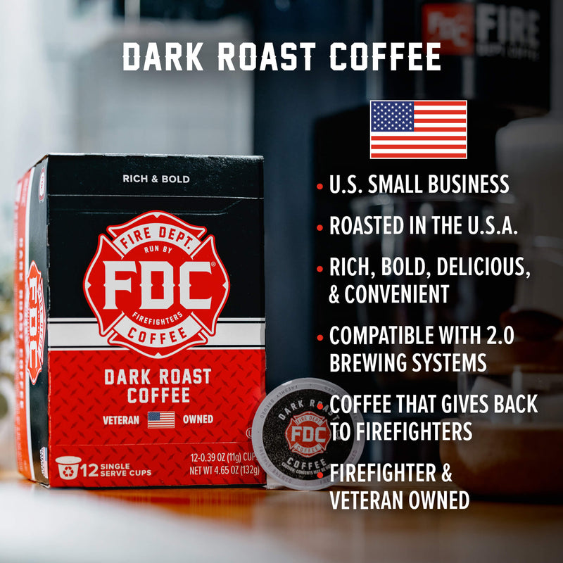 Load image into Gallery viewer, Fire Department Coffee - Dark Roast Coffee Pods
