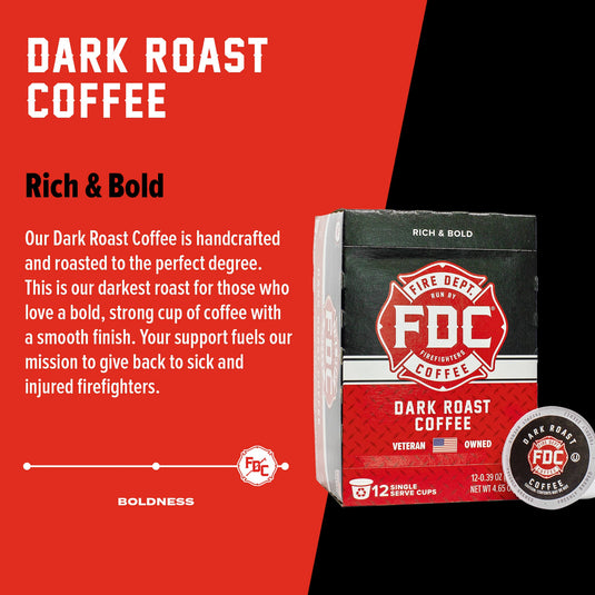 Fire Department Coffee - Dark Roast Coffee Pods