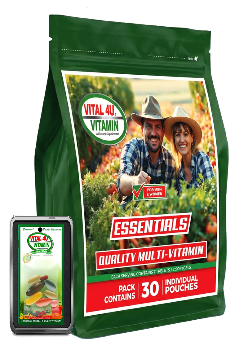Load image into Gallery viewer, Vital 4U - Essential 30 Day Multivitamin - Vitamins &amp; Supplements
