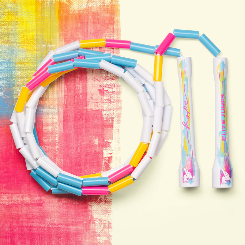 Load image into Gallery viewer, Elite Jumps - Hope Rope - Spring Sunset 1&quot; Beaded Jump Rope
