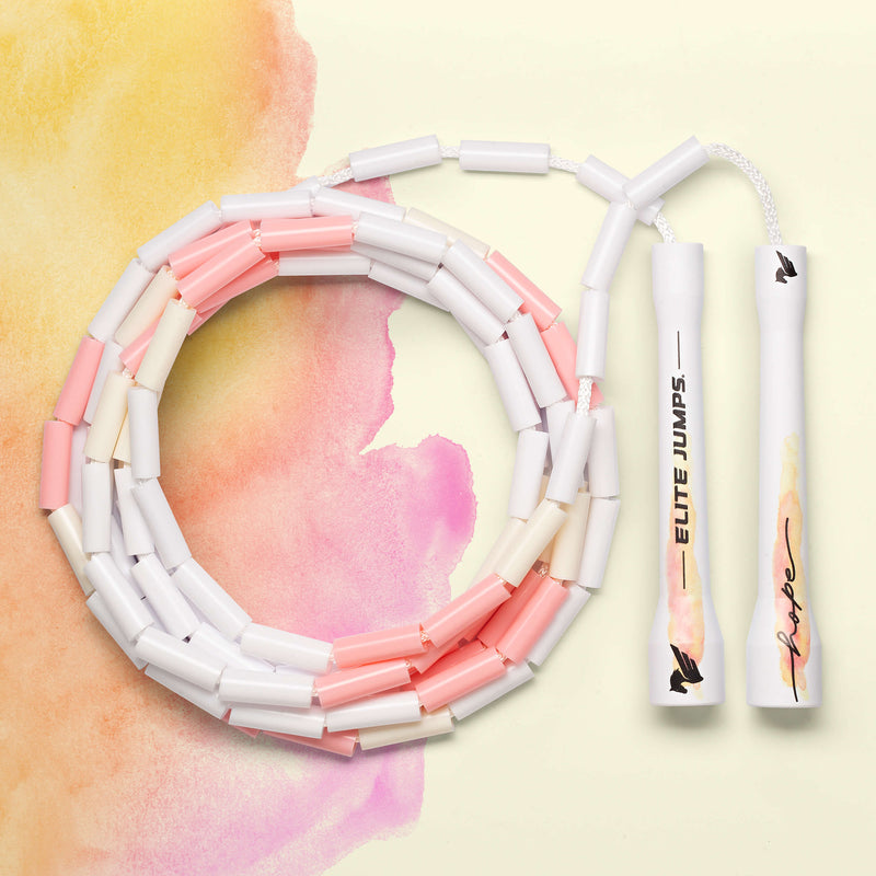 Load image into Gallery viewer, Elite Jumps - Hope Rope - Spring Sunset 1&quot; Beaded Jump Rope
