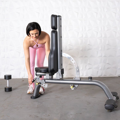 Muscle D Fitness - Elite Plus Adjustable Bench | 9 Angles | Muscle D Fitness
