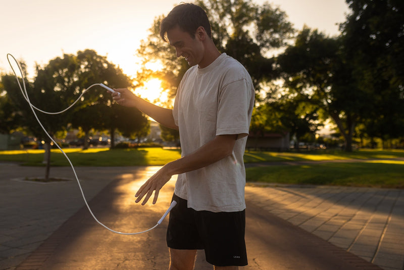 Load image into Gallery viewer, Elite Jumps - Hope Rope - Spring Sunset 6mm PVC Jump Rope
