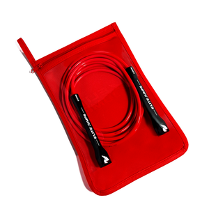 Elite Jumps - Zipper Jump Rope Storage Bag - Clear Front