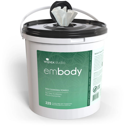 Wipex Co. - Embody® 225ct Eco Body Wipes – Refill Bucket for Wellness Studios