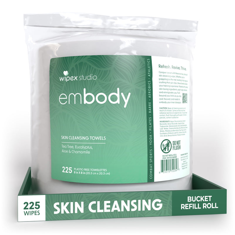 Load image into Gallery viewer, Wipex Co. - Embody® 225ct Eco Body Wipes – Refill Bucket for Wellness Studios

