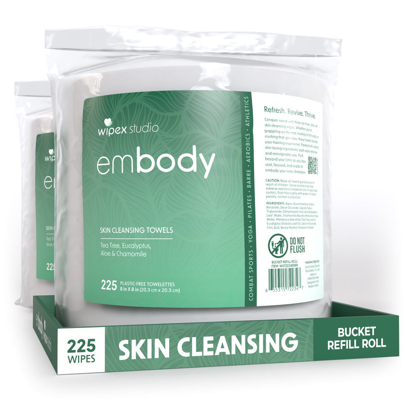 Load image into Gallery viewer, Wipex Co. - Embody® 225ct Eco Body Wipes – Refill Bucket for Wellness Studios
