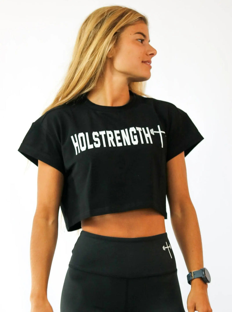 Load image into Gallery viewer, HolStrength - Essential Crop Tee
