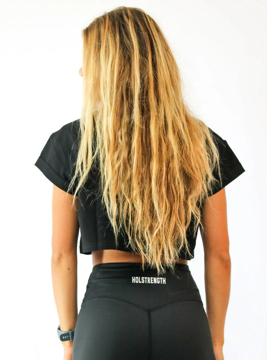 HolStrength - Essential Crop Tee