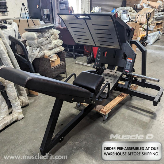 Muscle D Fitness - Excel Leverage Leg Press - Plate Load Leg Press