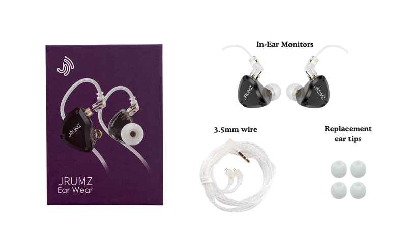 Load image into Gallery viewer, JRUMZ - Expression XP01: Wired Earbuds, In-Ear Monitor Headphones
