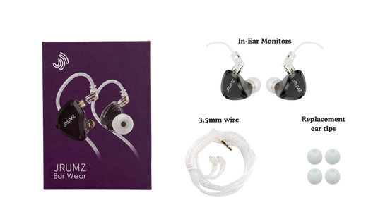 JRUMZ - Expression XP01: Wired Earbuds, In-Ear Monitor Headphones