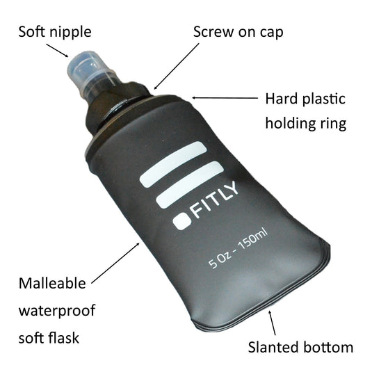 FITLY - FLASK150 - 5oz Collapsible Soft Flask