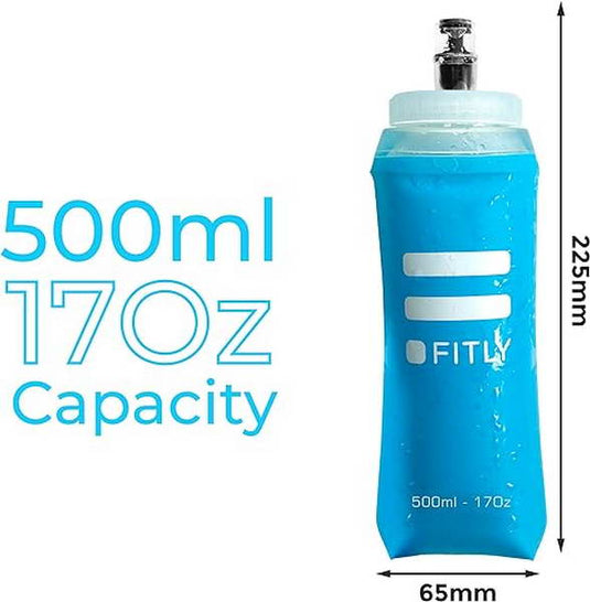 FITLY - FLASK500 - 17oz Round-Bottom Collapsible Soft Flask