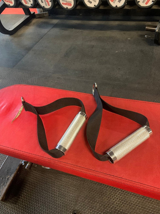 Fabric D Handles - 14cm wide and only 300g a pair Perfect for your Gym Bag