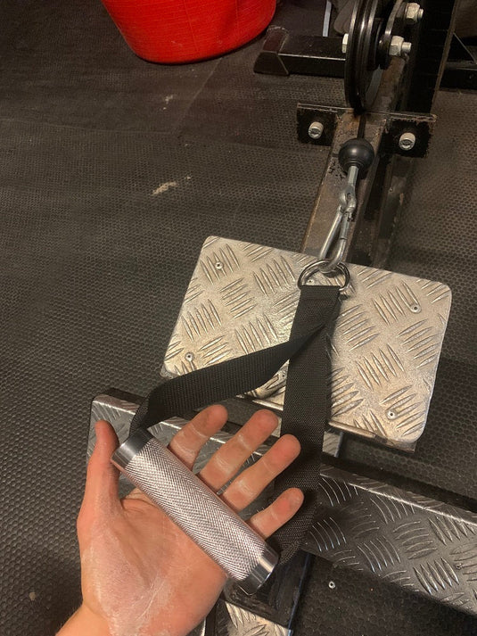 GymPin - Fabric D Handles - 14cm wide and only 300g a pair Perfect for your Gym Bag.