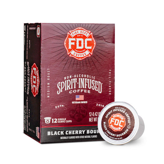 Fire Department Coffee - Black Cherry Bourbon Infused Coffee Pods