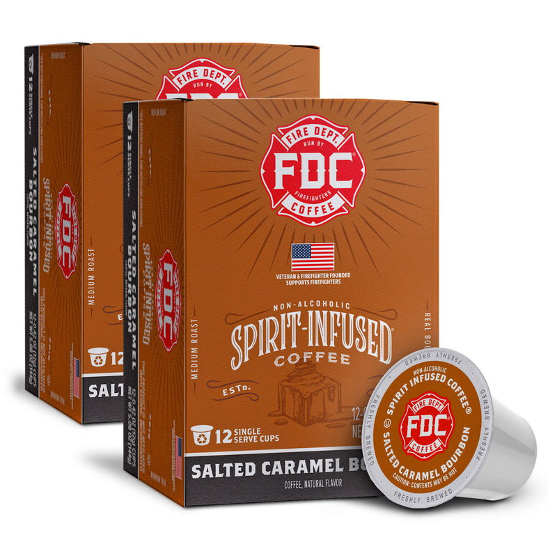 Load image into Gallery viewer, Fire Department Coffee - Salted Caramel Bourbon Infused Coffee Pods
