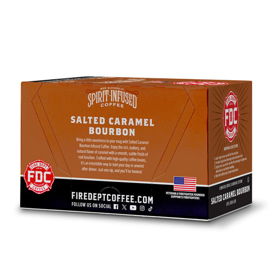 Fire Department Coffee - Salted Caramel Bourbon Infused Coffee Pods