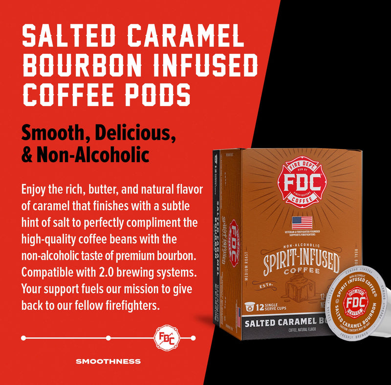 Load image into Gallery viewer, Fire Department Coffee - Salted Caramel Bourbon Infused Coffee Pods
