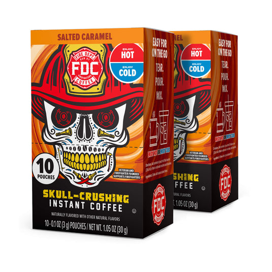 Fire Department Coffee - Salted Caramel Skull-Crushing Instant Coffee