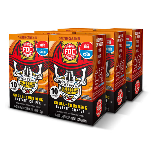 Fire Department Coffee - Salted Caramel Skull-Crushing Instant Coffee