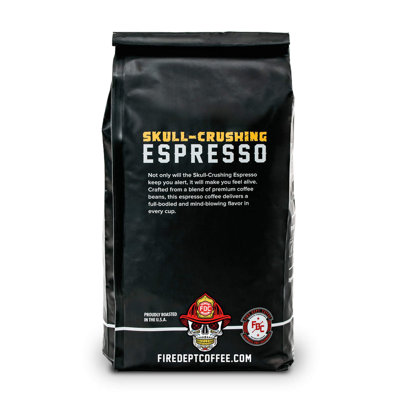 Load image into Gallery viewer, Fire Department Coffee - Skull Crushing Espresso
