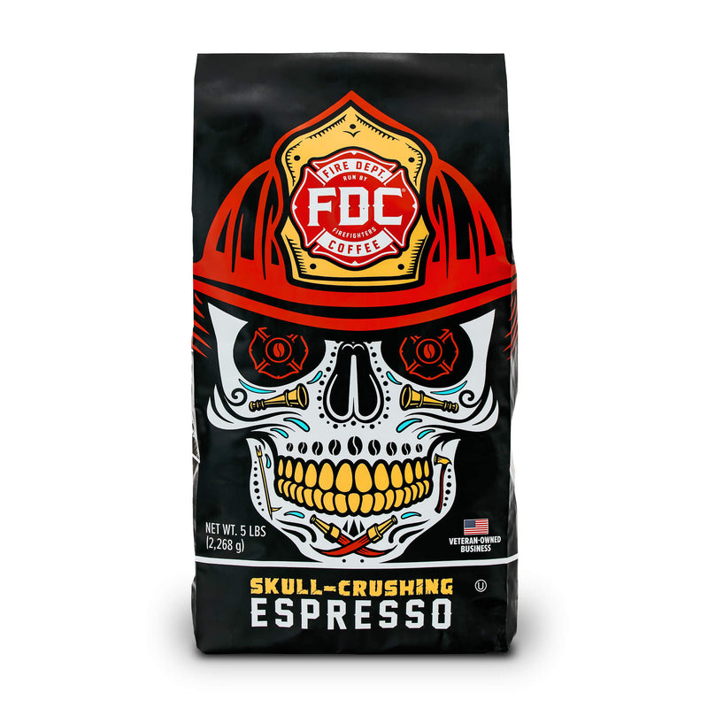 Load image into Gallery viewer, Fire Department Coffee - Skull Crushing Espresso
