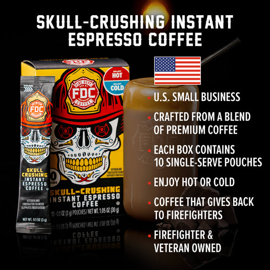 Fire Department Coffee - Skull Crushing Instant Espresso Coffee