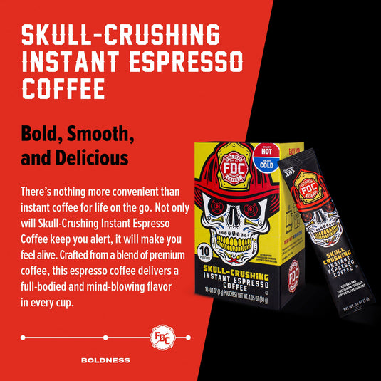 Fire Department Coffee - Skull Crushing Instant Espresso Coffee