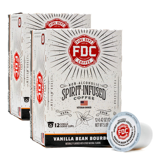 Fire Department Coffee - Vanilla Bean Bourbon Infused Coffee Pods