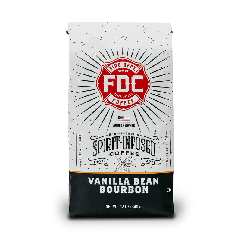 Load image into Gallery viewer, Fire Department Coffee - Vanilla Bean Bourbon Infused Coffee
