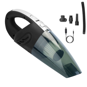 VYSN - Cordless Handheld Vacuum Cleaner - Powerful Suction, Rechargeable, Portable - Ideal for Dust & Pet Hair - Includes Hose & Brush