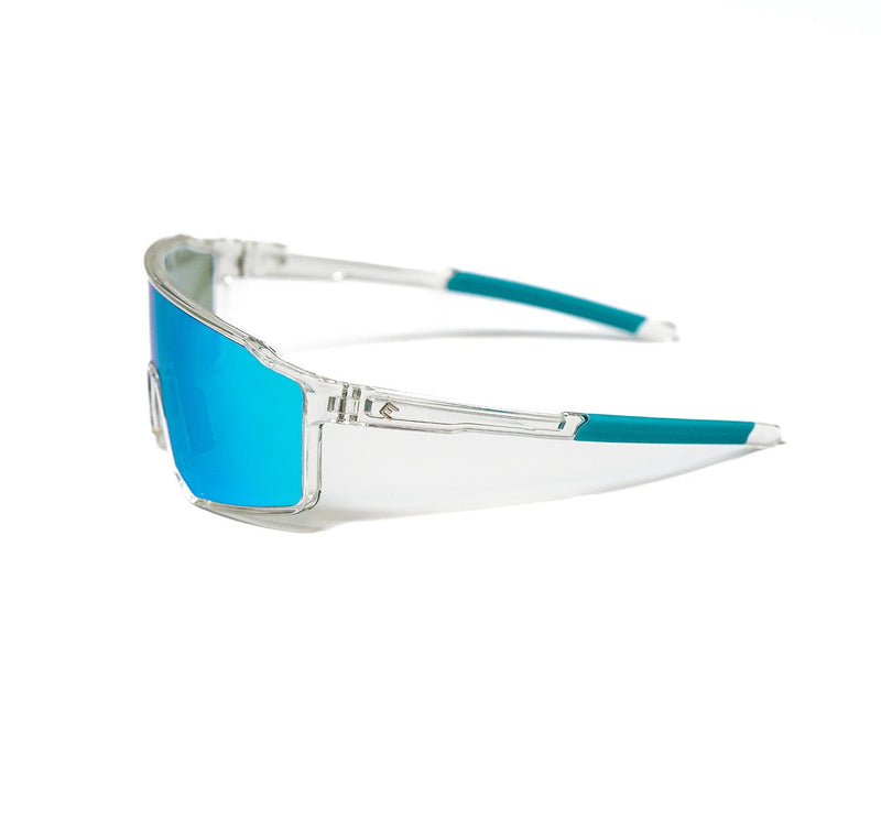 Load image into Gallery viewer, Elite Athletic Gear - FLARE - Crystal Blue Polarized Sunglasses
