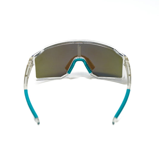 Elite Athletic Gear - FLARE - Crystal Blue Polarized Sunglasses
