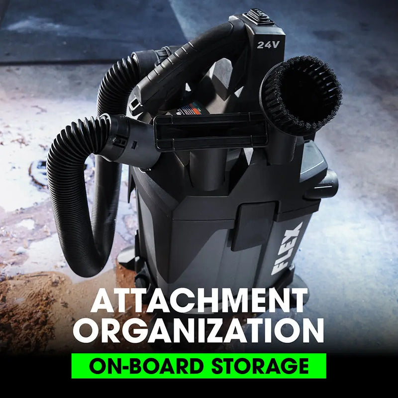 Load image into Gallery viewer, VM Hardware - FLEX FX5221-Z 1.6 Gallon Wet/Dry Vacuum (Tool Only)
