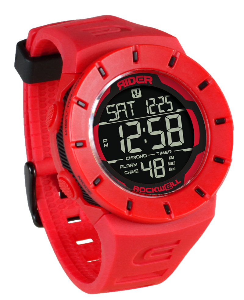 Load image into Gallery viewer, Rockwell Time - Coliseum Fit™ Forum (Red/Black) Watch
