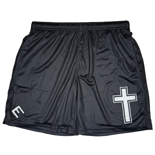 Elite Athletic Gear - Faith Cross Black Shorts