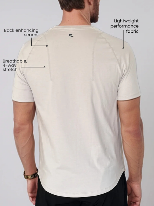Runner's Athletics - Airflow Definition Tee Beige