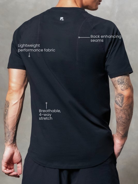 Runner's Athletics - Airflow Definition Tee Black