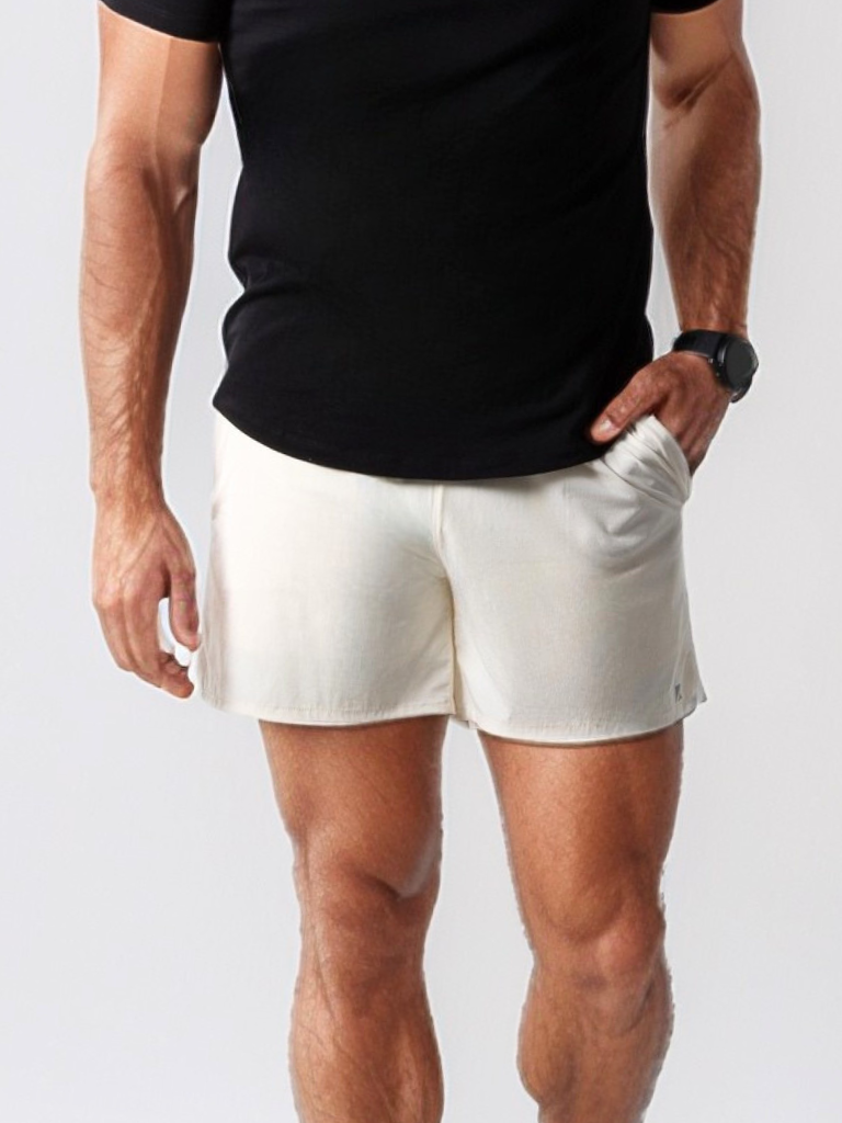 Load image into Gallery viewer, Runner&#39;s Athletics - FlexFlow Functional Shorts Beige
