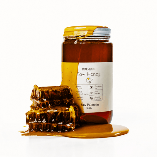 Purishh - Beyond Organic Raw Honey - Saw Palmetto / 3-Pack