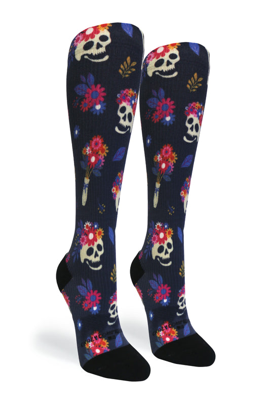 Crazy Compression - Flower Hair - (Standard & Extra Wide)