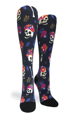 Crazy Compression - Flower Hair - (Standard & Extra Wide)