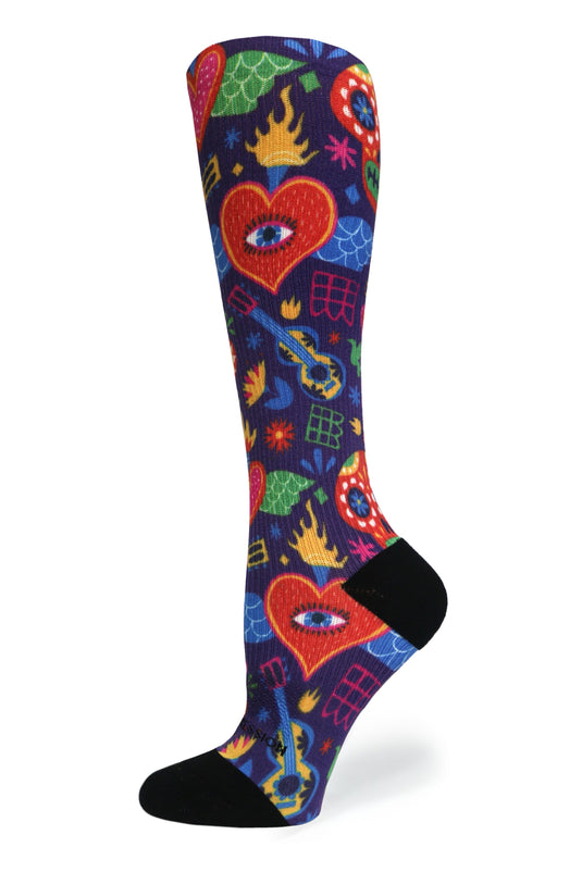 Crazy Compression - Flying Hearts - (Standard & Extra Wide)
