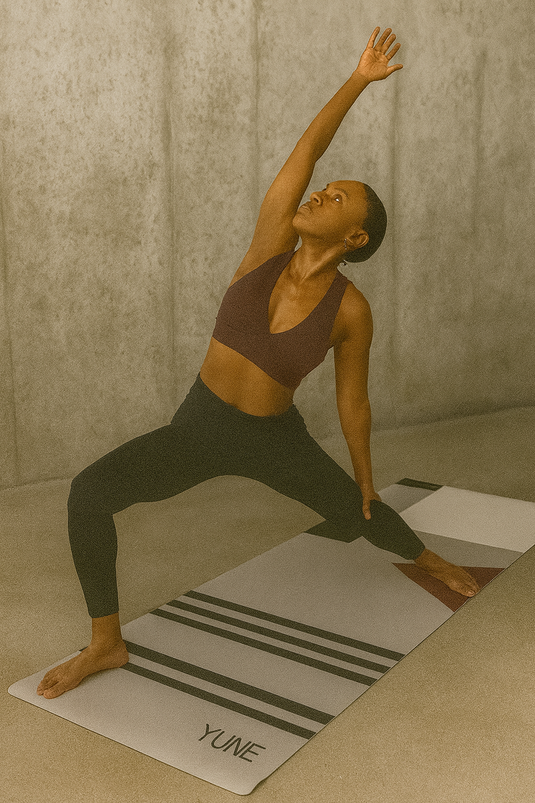 Yune Yoga - Yoga Mat | 6mm Thick | Gray | Non-Slip | Eco Friendly | Yune Yoga | IR77