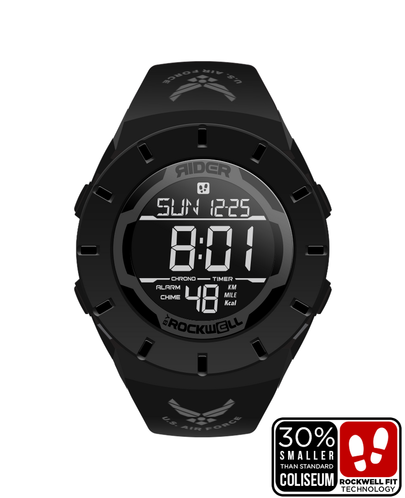 Load image into Gallery viewer, Rockwell Time - Coliseum Fit™ Forum - Air Force Edition (Phantom Black) Watch
