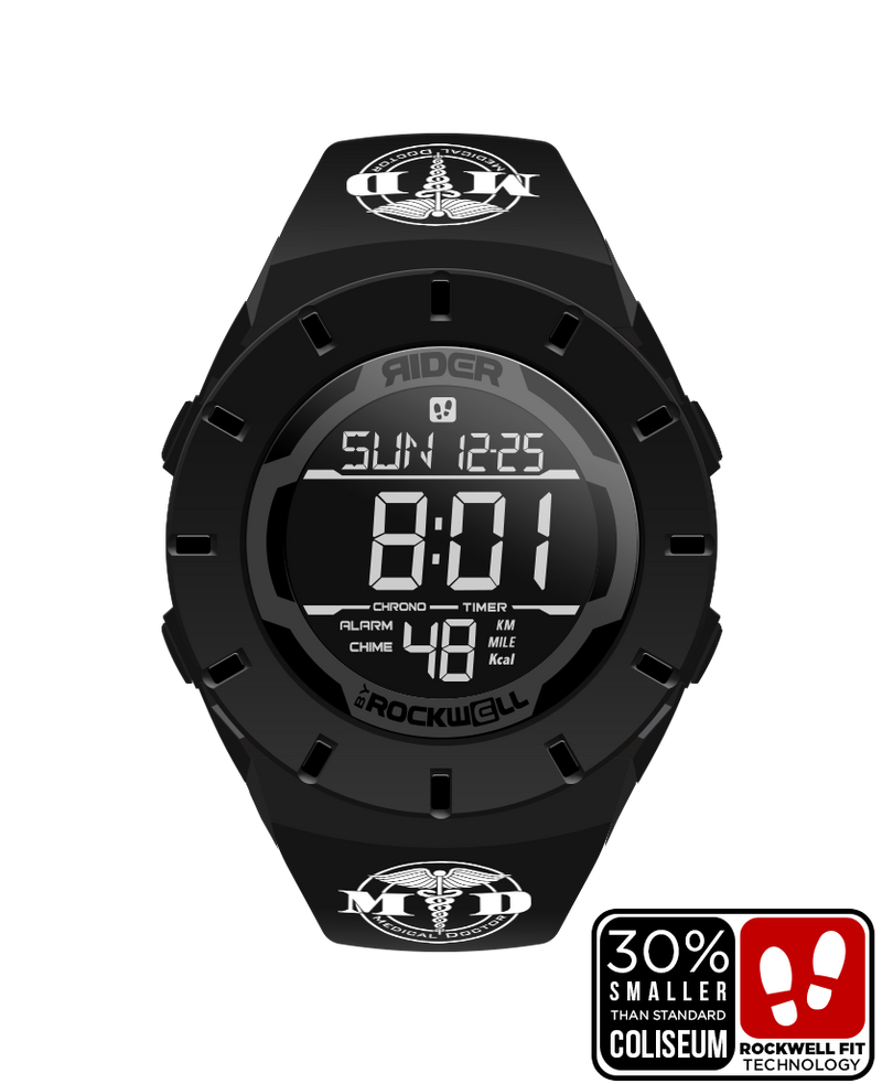Load image into Gallery viewer, Rockwell Time - Coliseum Fit™ Forum - MD Edition (Phantom Black) Watch
